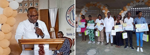 Le Complexe Scolaire Sainte Catherine de Kpogan récompense l’excellence de 106 élèves avec des bourses