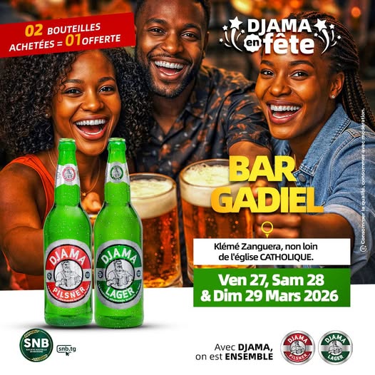  Djama en fête au Bar Gadiel : Trois jours d’ambiance pour célébrer les Rameaux à Klémé Zanguéra 