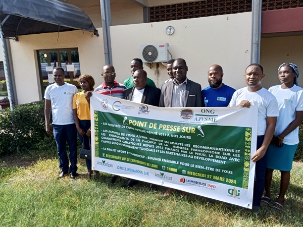 Projet &laquo; Sport et handicap &raquo; de l'ONG AJVSME  Les activit&eacute;s d&eacute;marrent ce samedi &agrave; 5h30 &agrave;  la plage de l'h&ocirc;tel Ibis